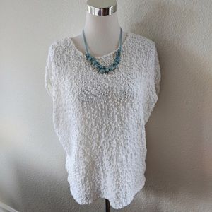White textured top